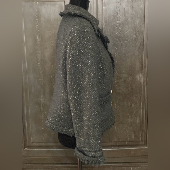 New York & Co black/gold jacket size medium - Picture 2 of 11